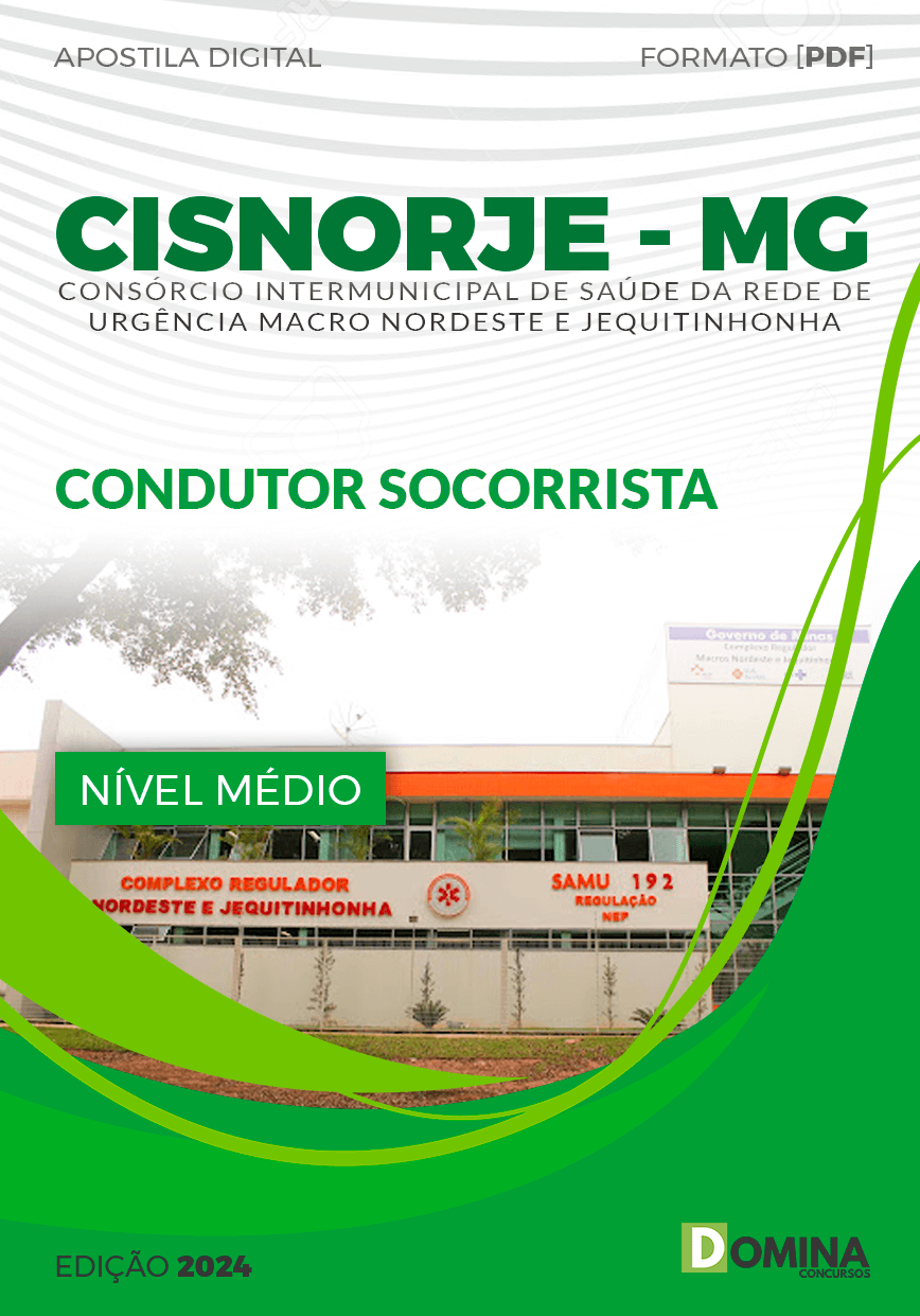 Apostila CISNORJE MG 2024 Condutor Socorrista