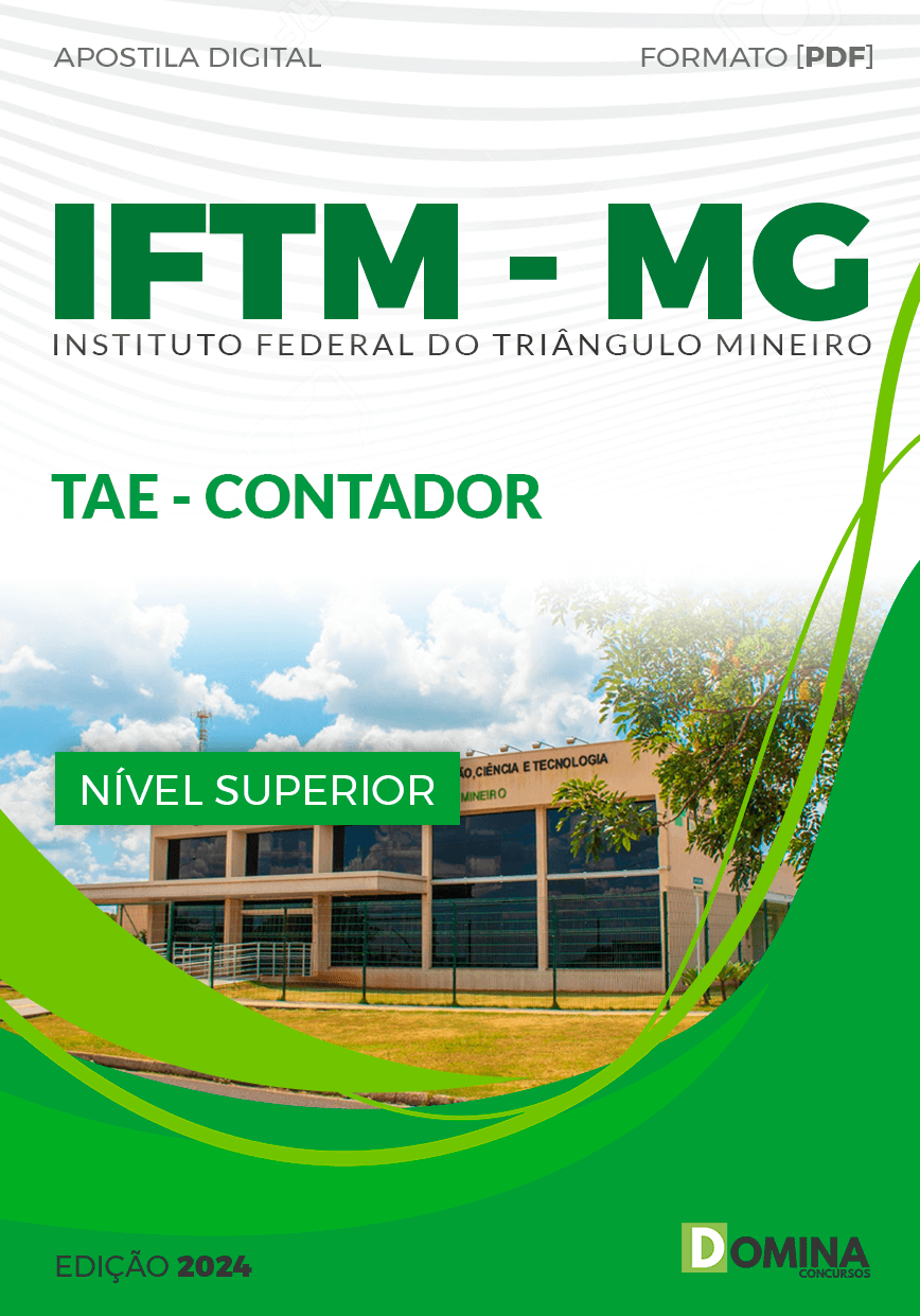 Apostila Contador IFTM MG 2024