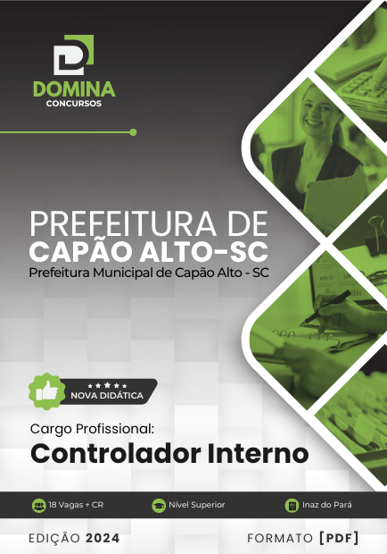 Apostila Controlador Interno Capão Alto SC 2024