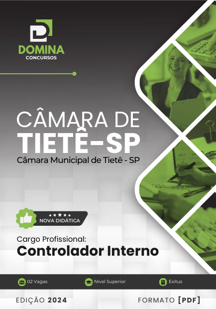 Apostila Controlador Interno Câmara Tietê SP 2024