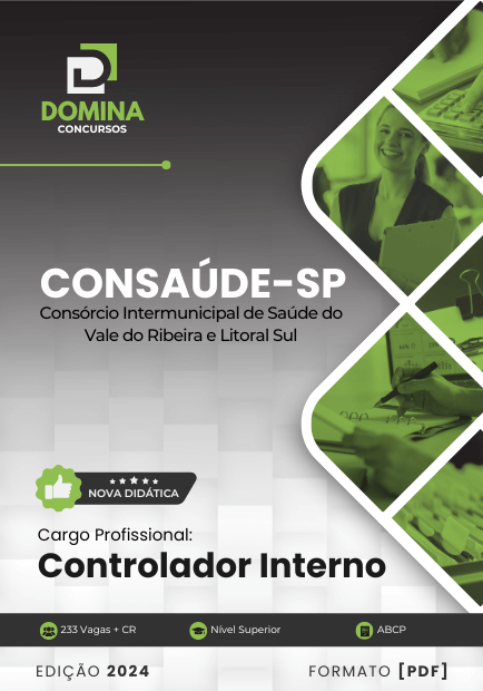 Apostila Controlador Interno Consaúde SP 2024