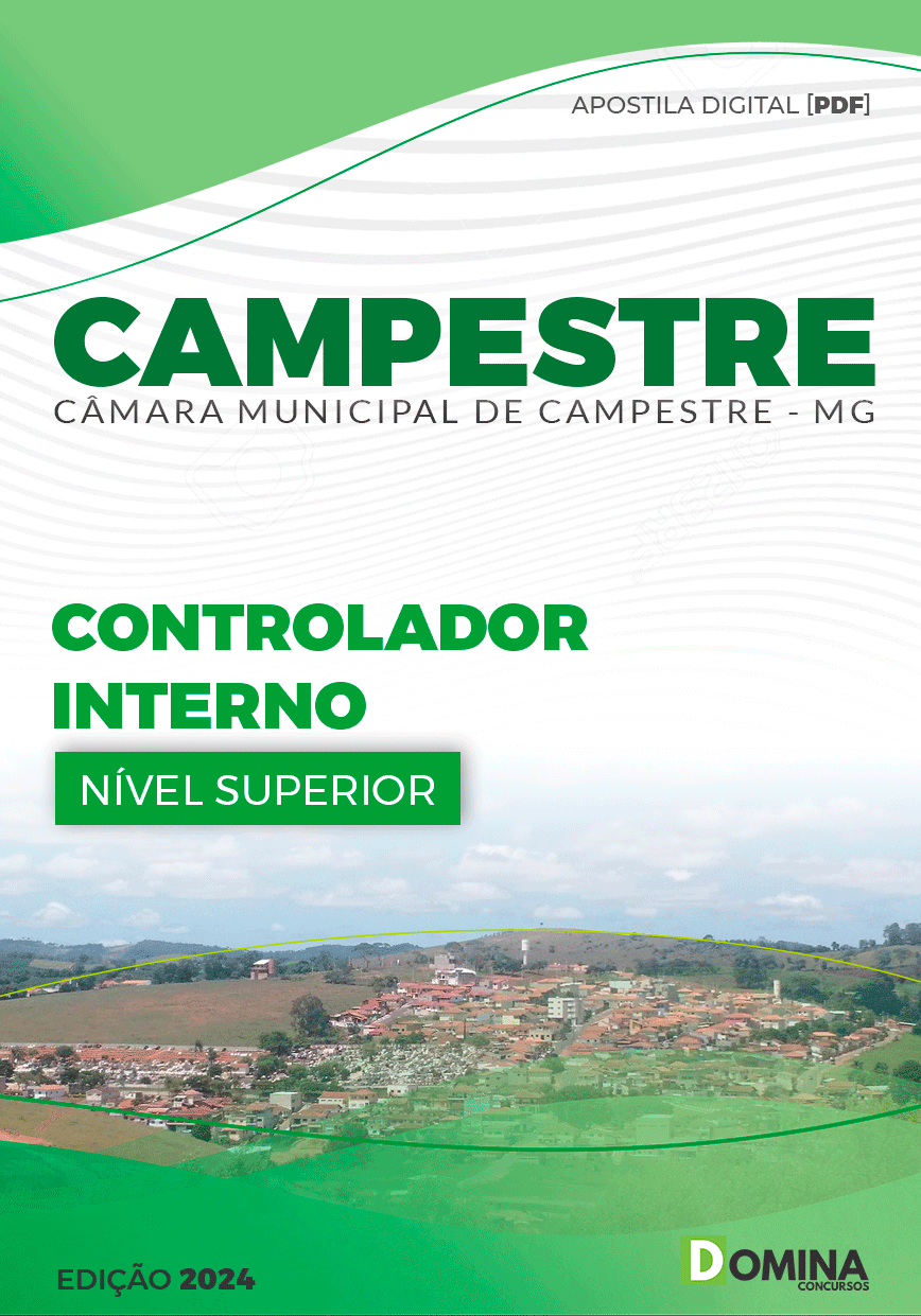 Apostila Câmara de Campestre MG 2024 Controlador Interno