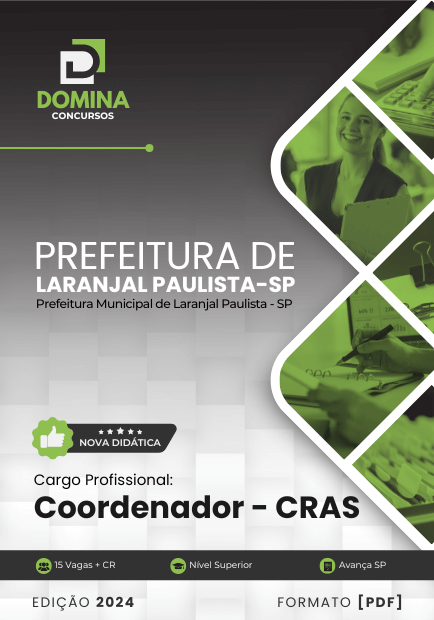 Apostila Coordenador CRAS Laranjal Paulista SP 2024