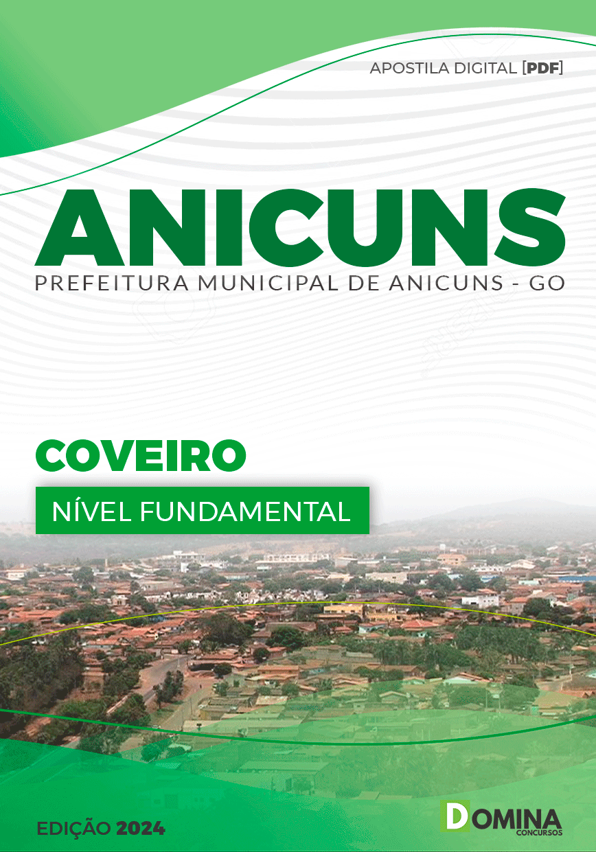 Apostila Coveiro Anicuns GO 2024