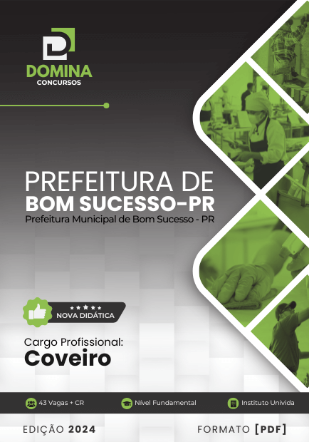 Apostila Coveiro Bom Sucesso PR 2024