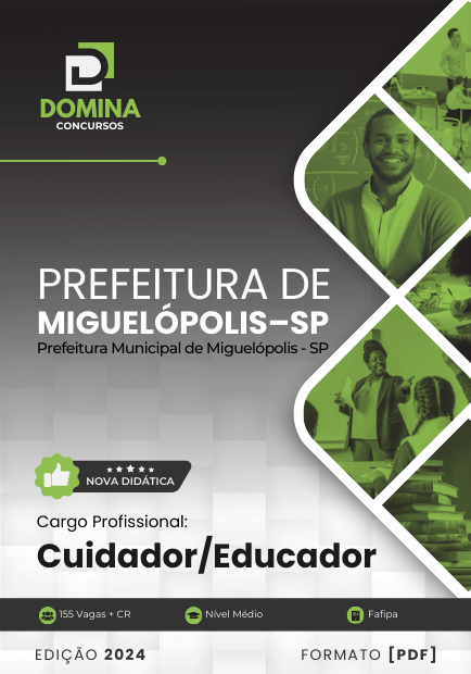 Apostila Cuidador Educador Miguelópolis SP 2024