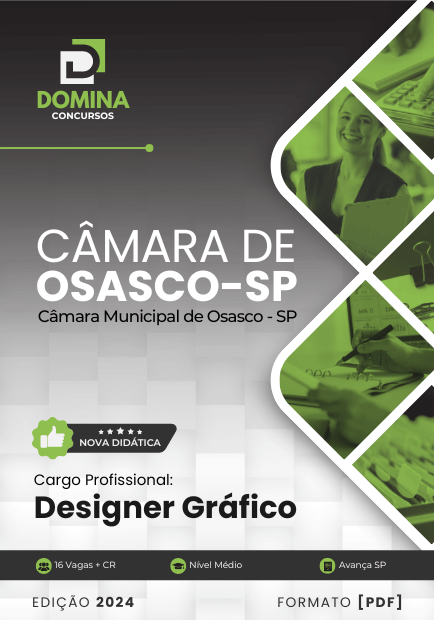 Apostila Designer Gráfico Câmara Osasco SP 2024