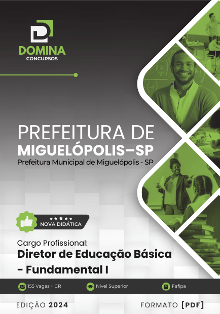 Apostila Diretor de Educação Fundamental Miguelópolis SP 2024