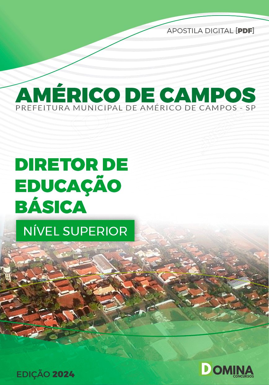 Apostila Diretor de Escola Américo de Campos SP 2024