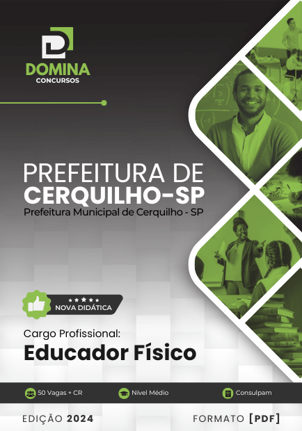 Apostila Educador Físico Cerquilho SP 2024