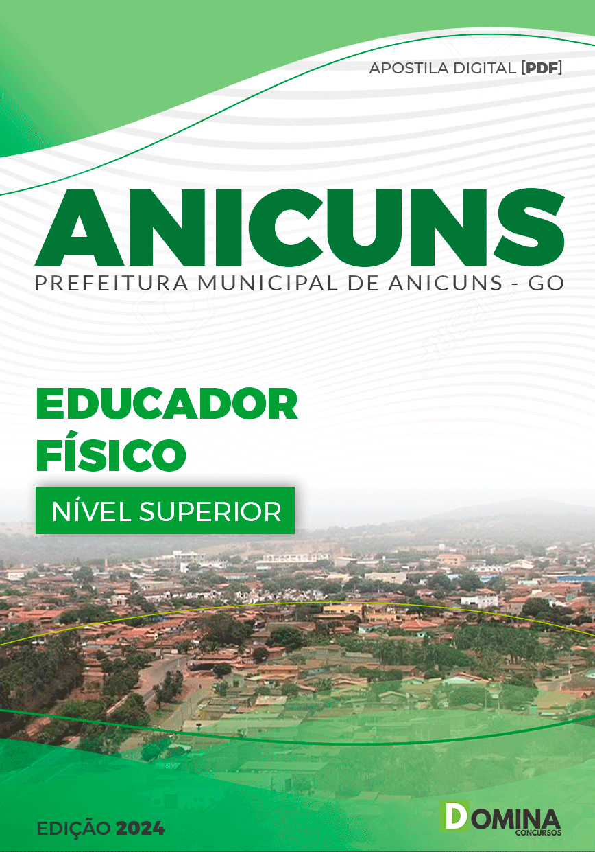 Apostila Educador Físico Anicuns GO 2024