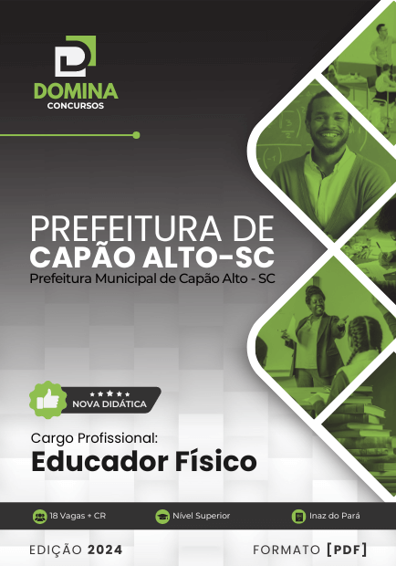 Apostila Educador Físico Capão Alto SC 2024