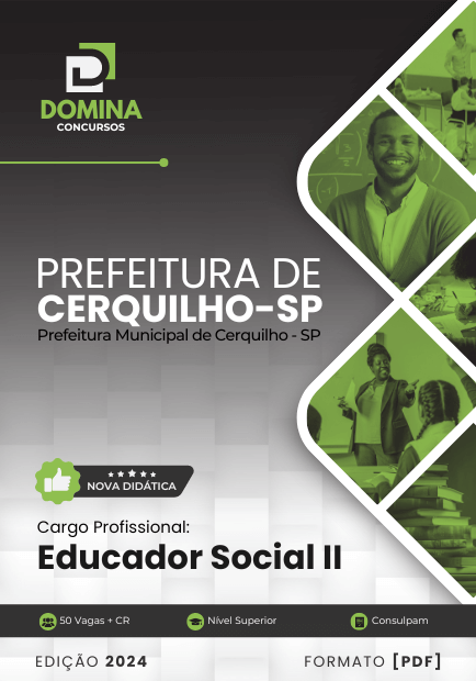 Apostila Educador Social II Cerquilho SP 2024