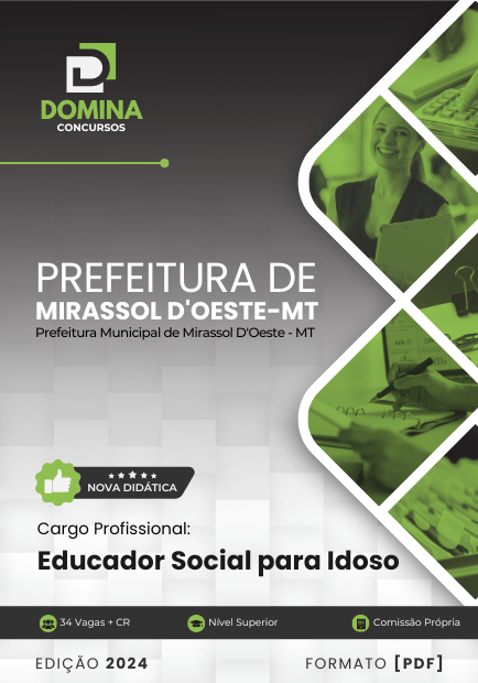 Apostila Educador Social Mirassol D'Oeste MT 2024