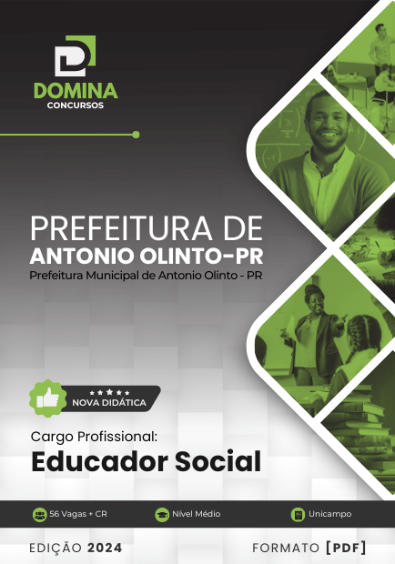 Apostila Educador Social Antônio Olinto PR 2024