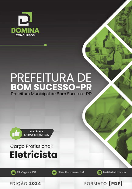 Apostila Eletricista Bom Sucesso PR 2024