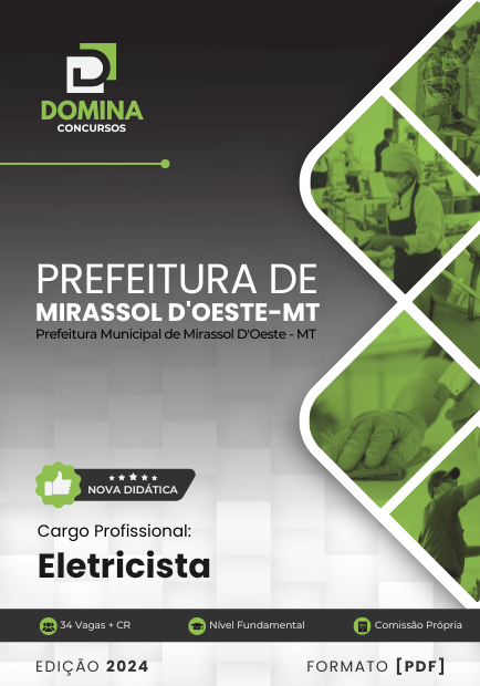 Apostila Eletricista Mirassol D'Oeste MT 2024