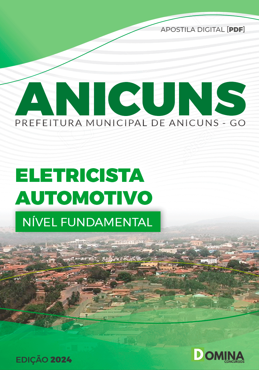 Apostila Eletricista Automotivo Anicuns GO 2024