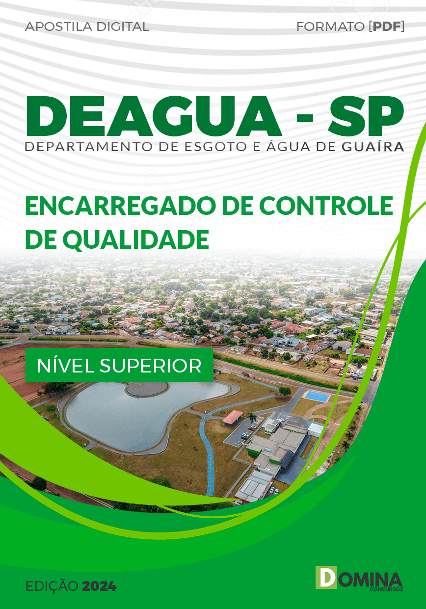 Apostila Encarregado de Controle de Qualidade DEAGUA SP 2024