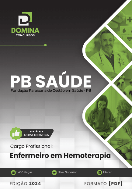 Apostila Enfermeiro em Hemoterapia PB Saúde 2024