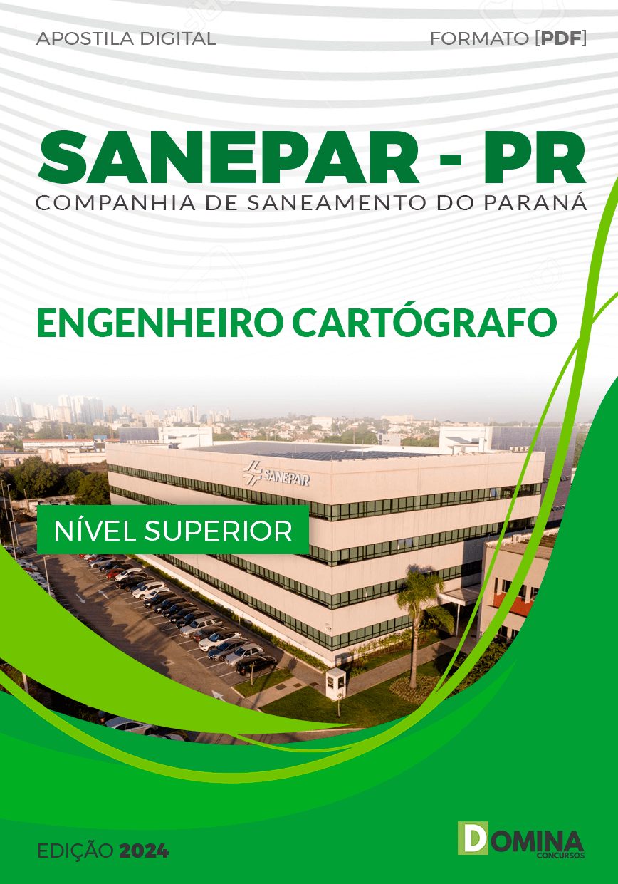 Apostila Engenheiro Cartógrafo SANEPAR 2024