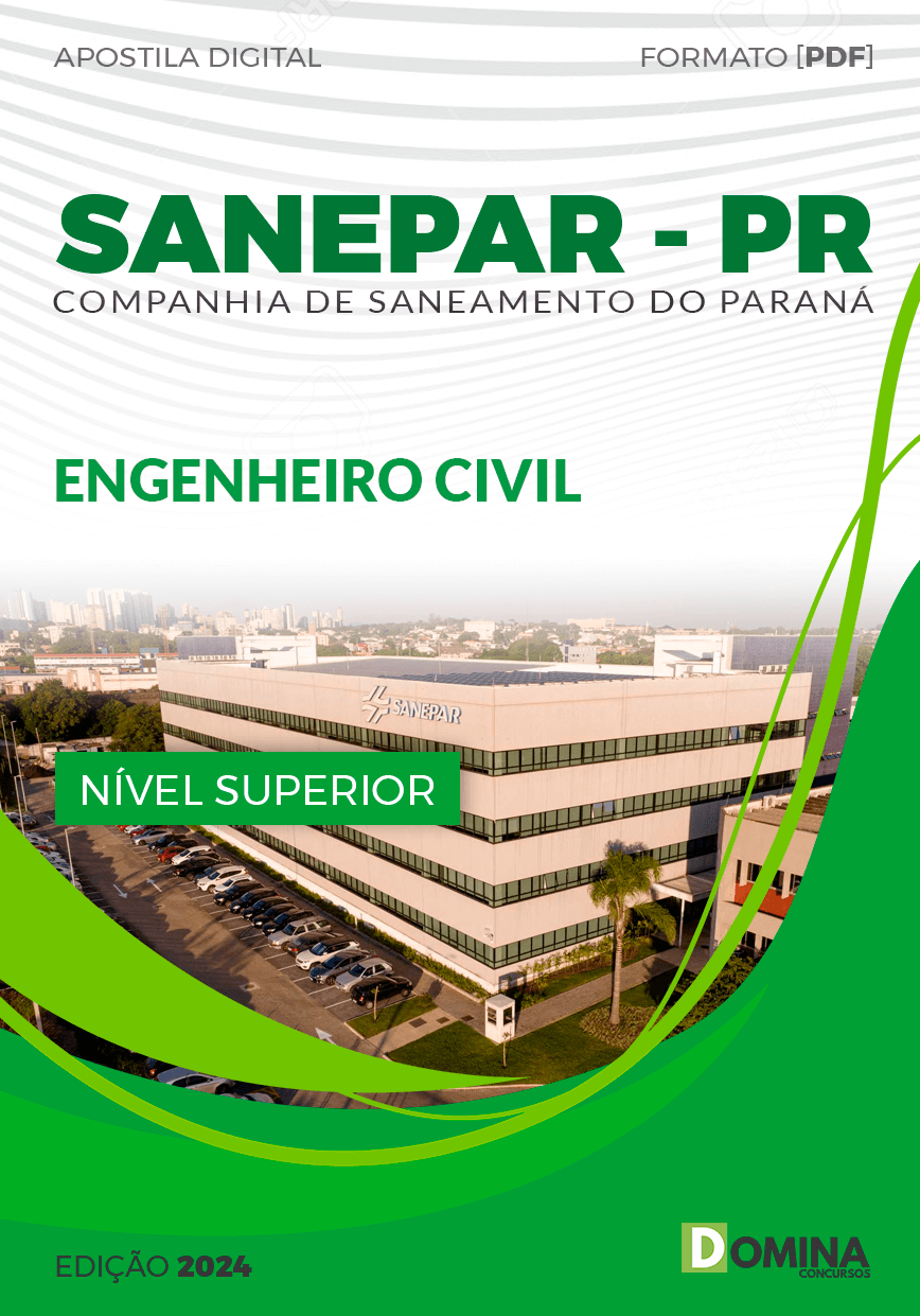 Apostila Engenheiro Civil SANEPAR 2024