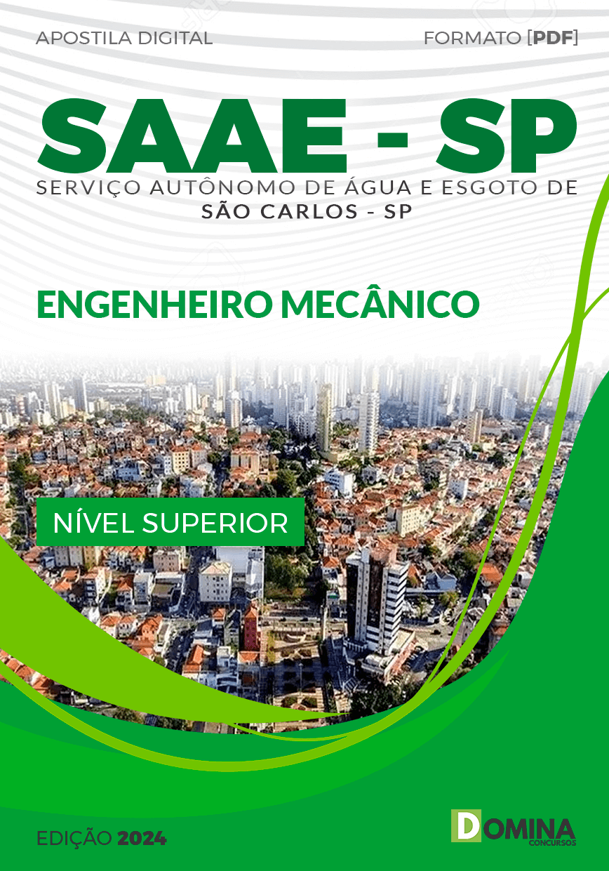 Apostila Engenheiro Mecânico SAAE São Carlos SP 2024