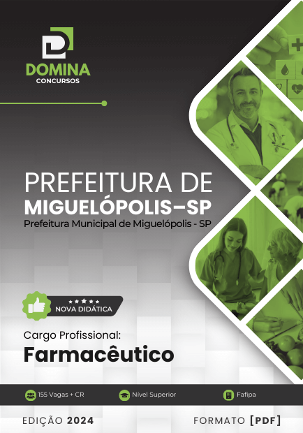 Apostila Farmacêutico Miguelópolis SP 2024