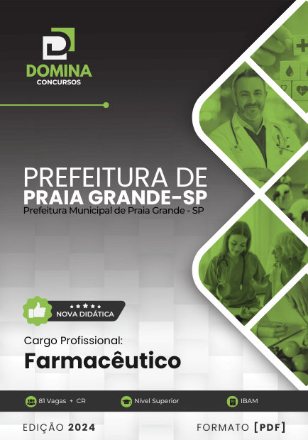 Apostila Farmacêutico Praia Grande SP 2024