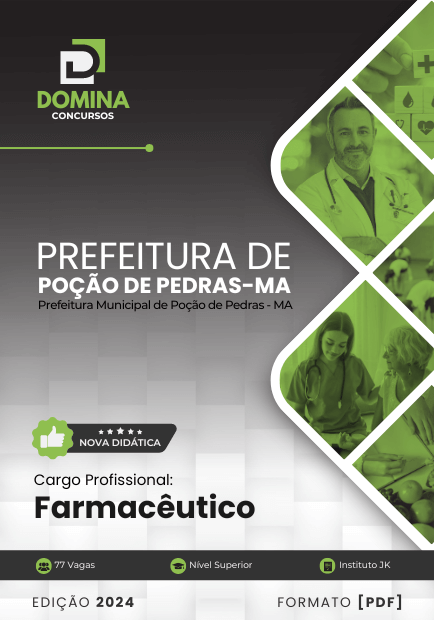 Apostila Farmacêutico Prefeitura Poção de Pedras MA 2024