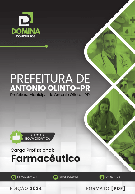 Apostila Farmacêutico Antônio Olinto PR 2024