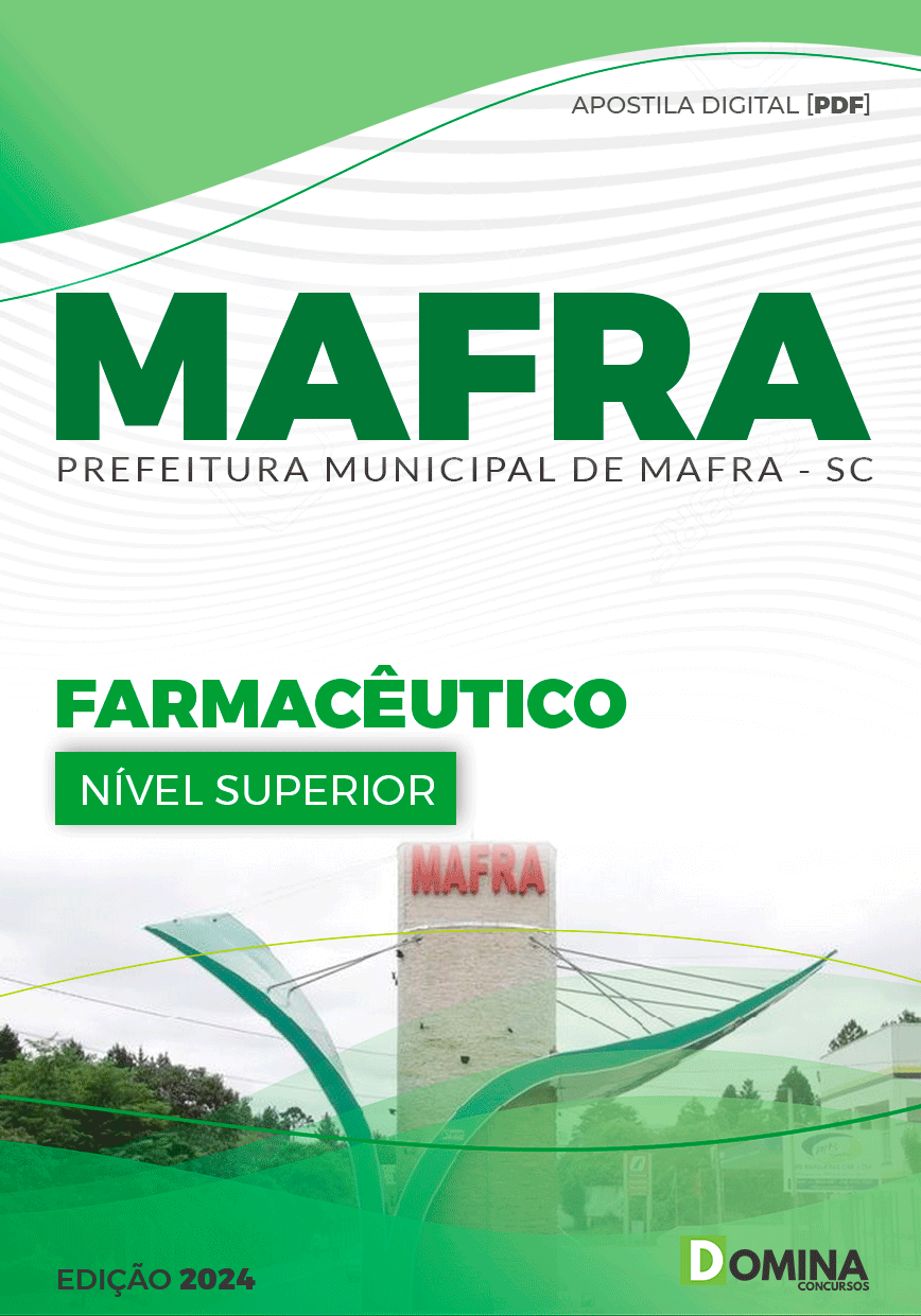 Apostila Farmacêutico Prefeitura Mafra SC 2024