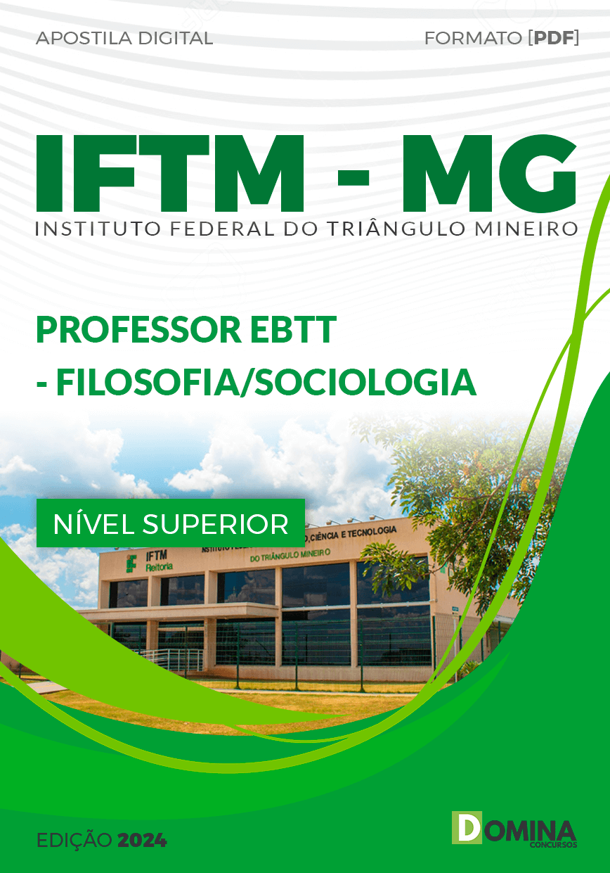 Apostila Professor de Filosofia e Sociologia IFTM MG 2024