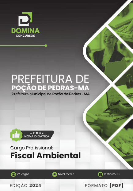 Apostila Fiscal Ambiental Prefeitura Poção de Pedras MA 2024