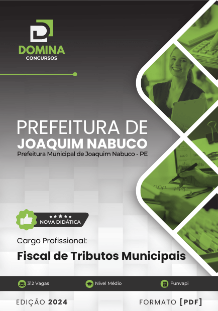 Apostila Fiscal de Tributos Municipais Joaquim Nabuco PE 2024