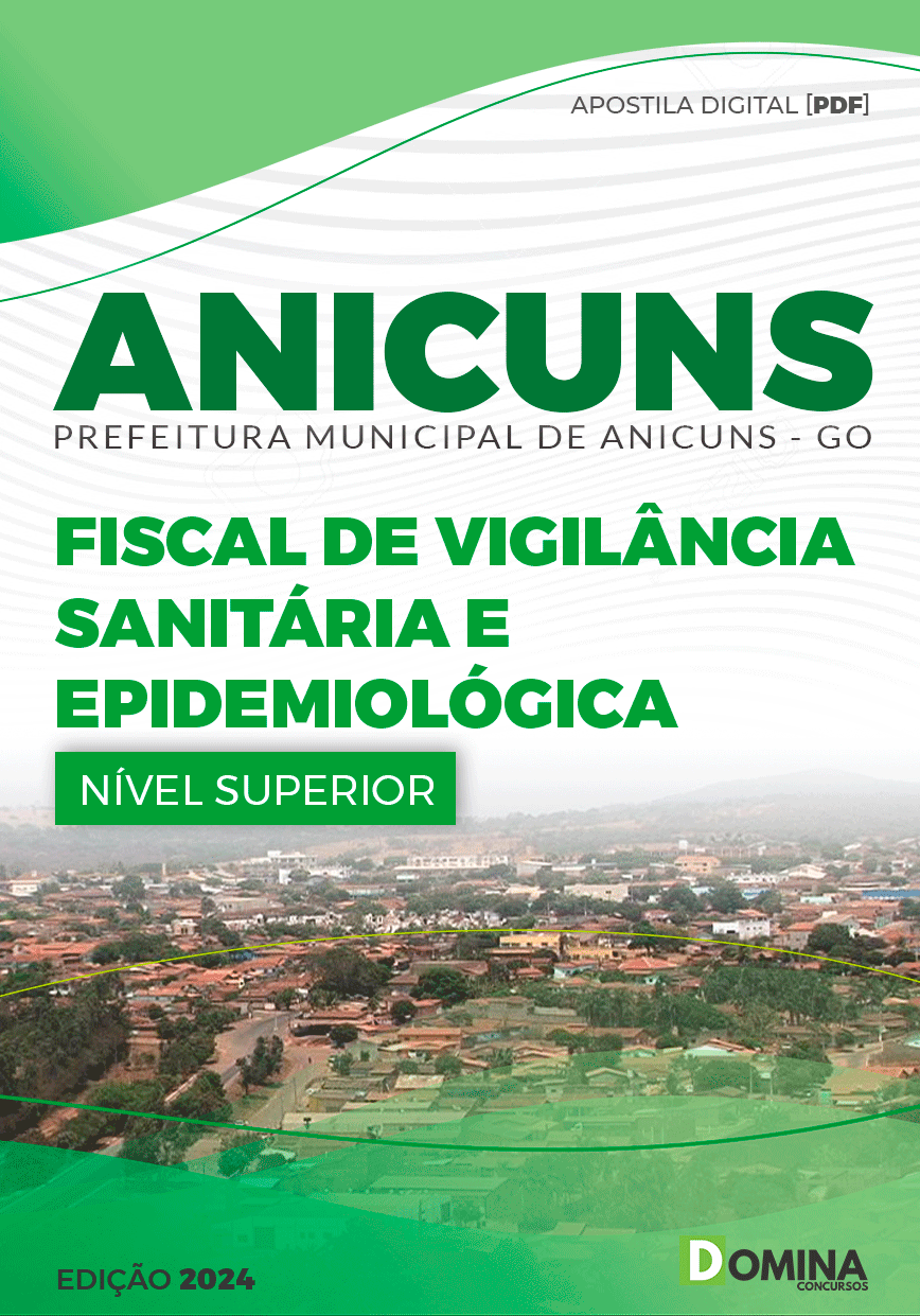 Apostila Fiscal de Vigilância Sanitária Anicuns GO 2024