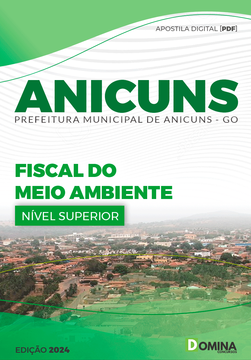 Apostila Fiscal do Meio Ambiente Anicuns GO 2024