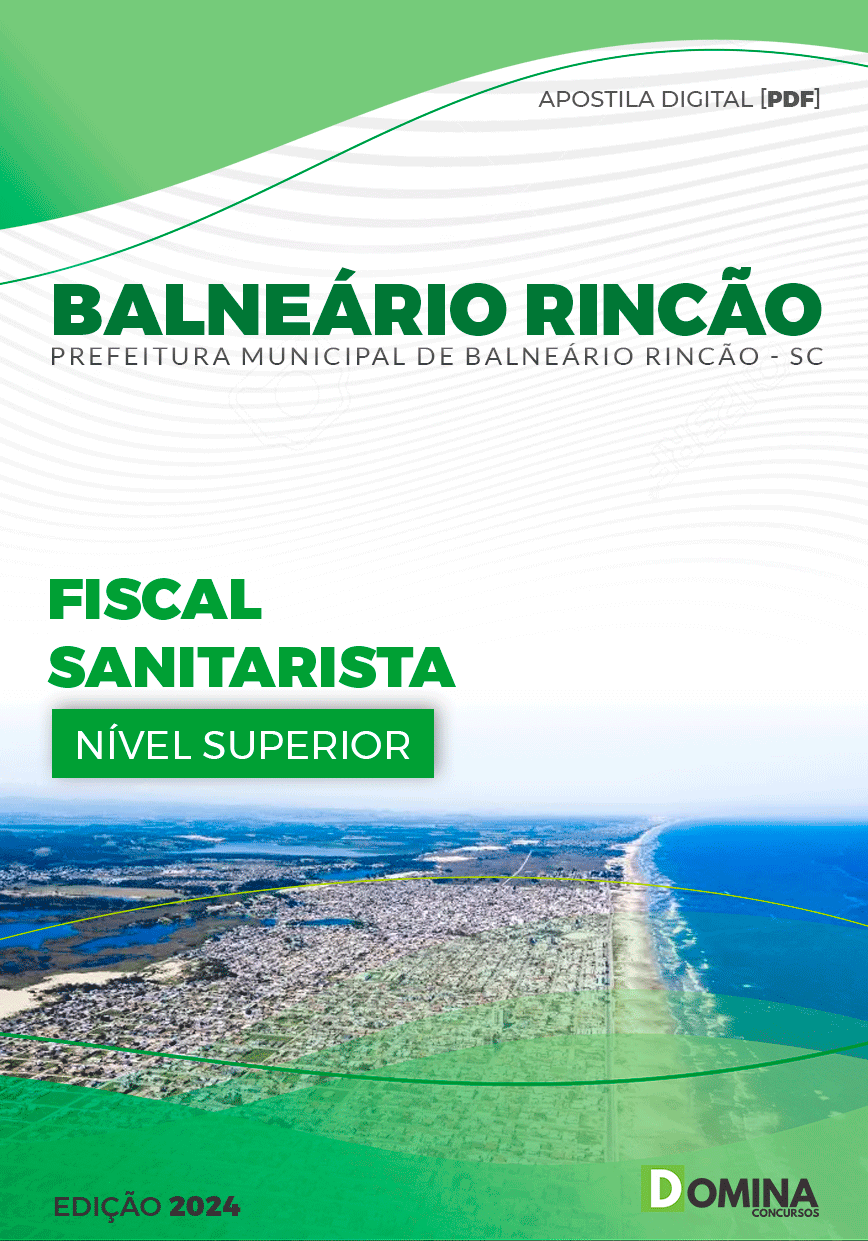 Apostila Fiscal Sanitarista Balneário Rincão SC 2024