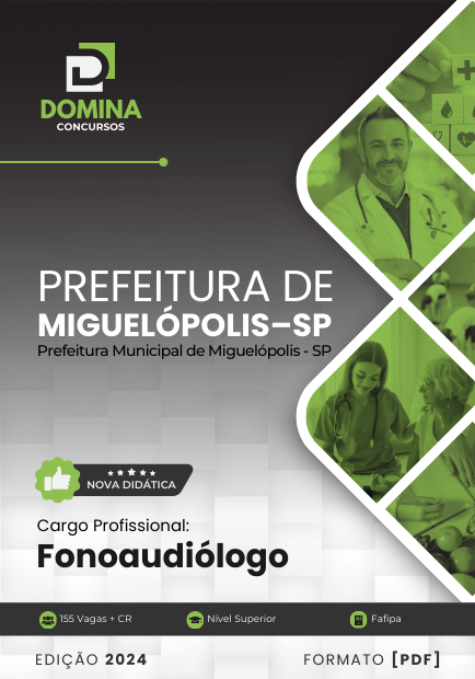 Apostila Fonoaudiólogo Miguelópolis SP 2024