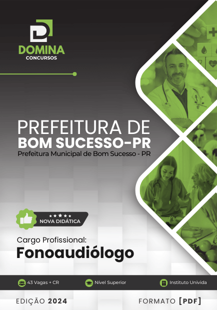 Apostila Fonoaudiólogo Bom Sucesso PR 2024