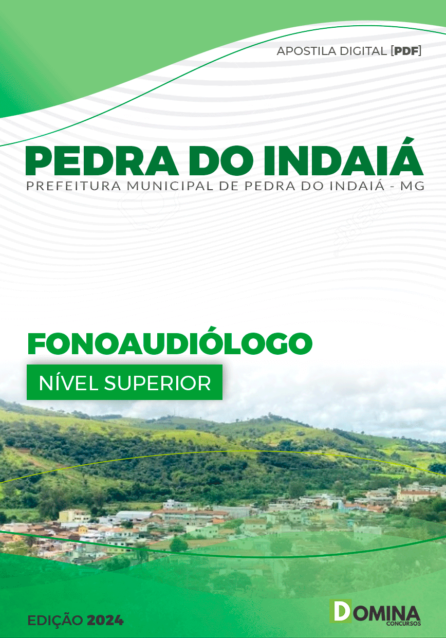 Apostila Fonoaudiólogo Pedra do Indaiá MG 2024