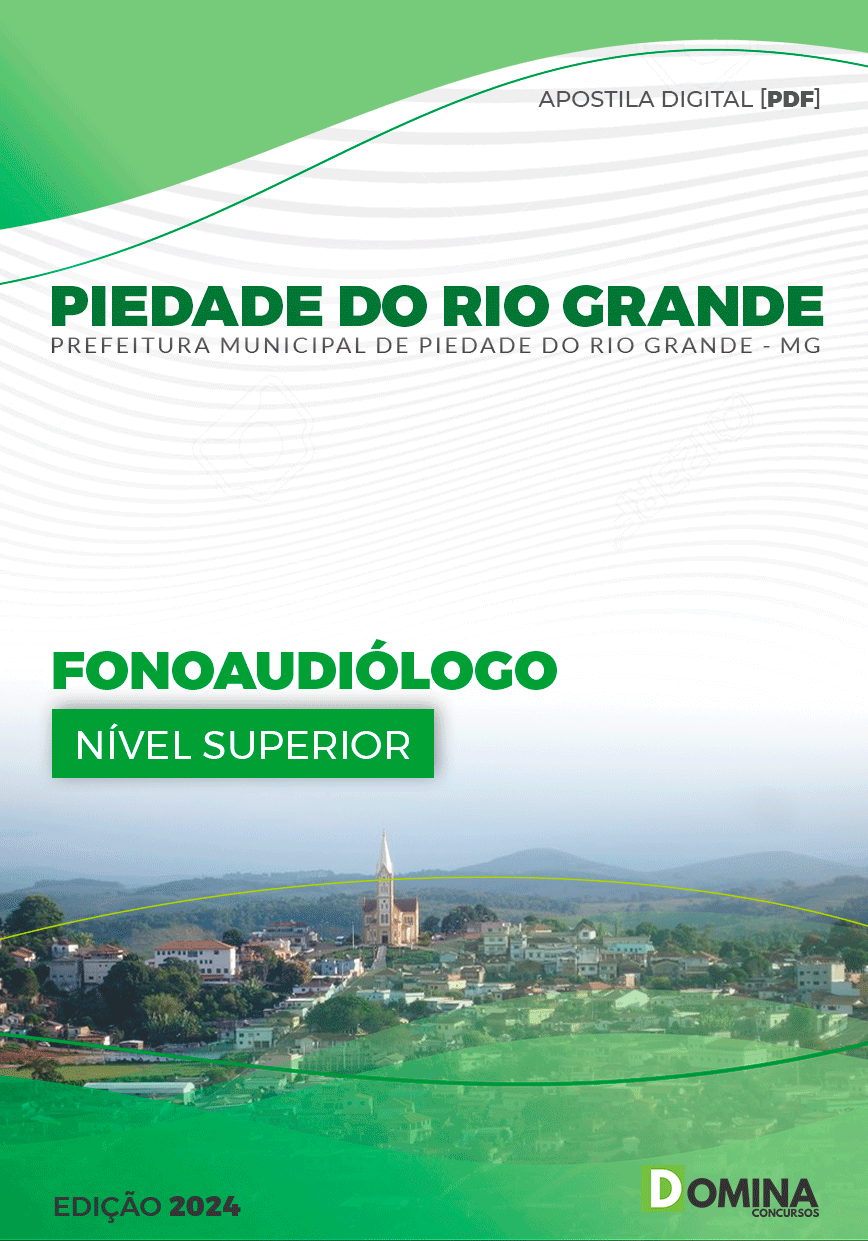 Apostila Fonoaudiólogo Piedade do Rio Grande MG 2024