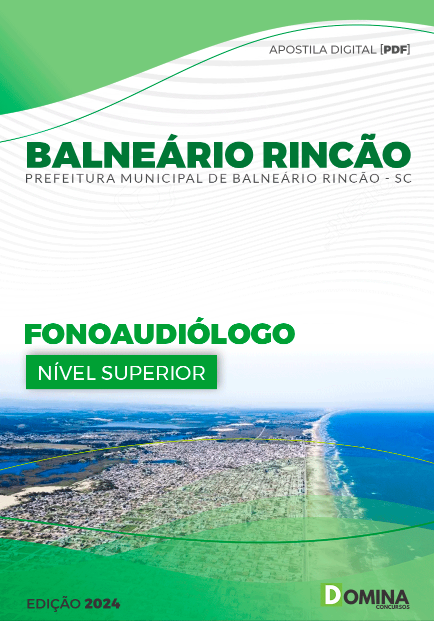 Apostila Fonoaudiólogo Balneário Rincão SC 2024