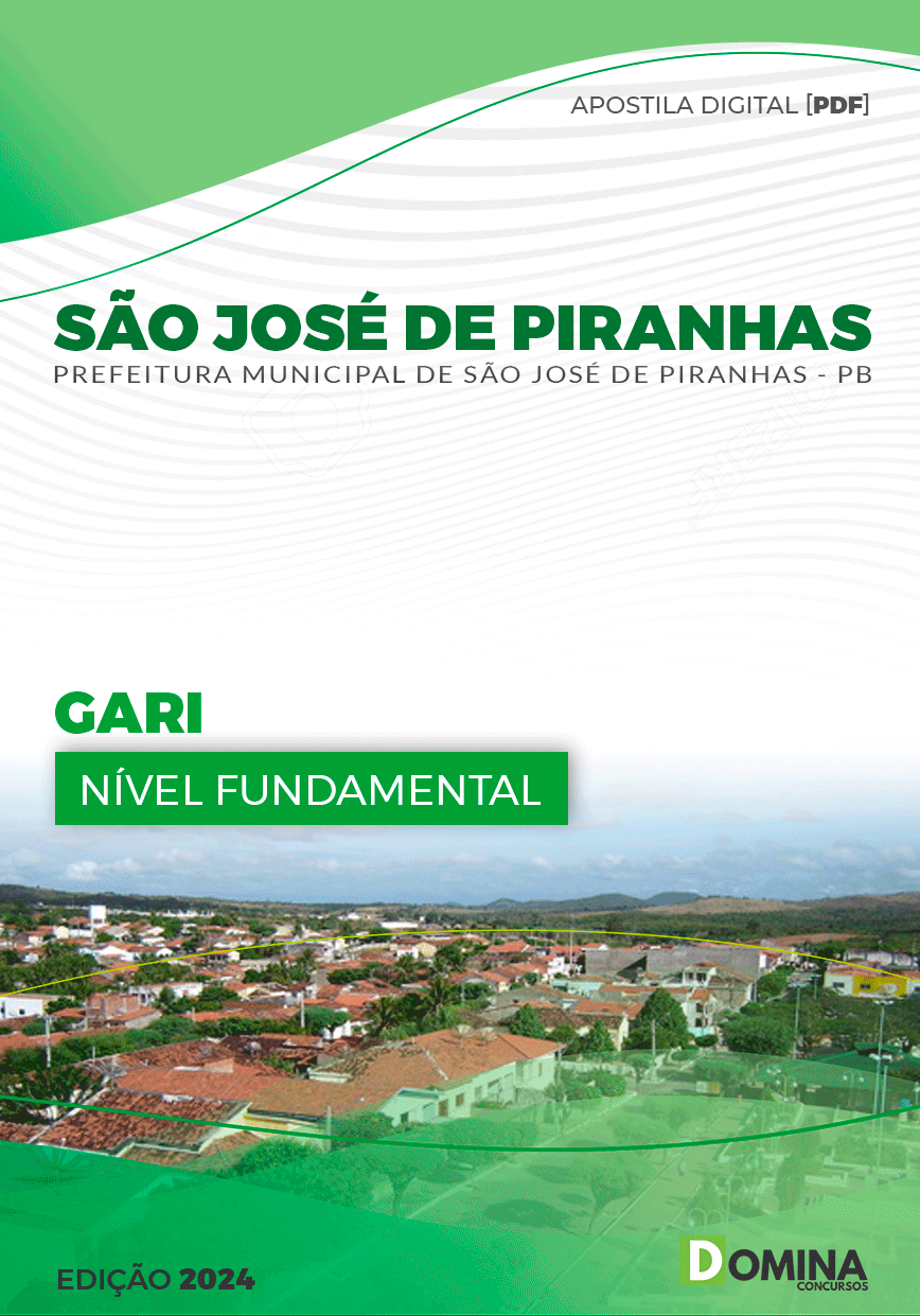 Apostila Gari São José de Piranhas PB 2024