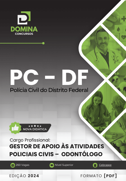 Apostila Odontólogo PC DF 2024