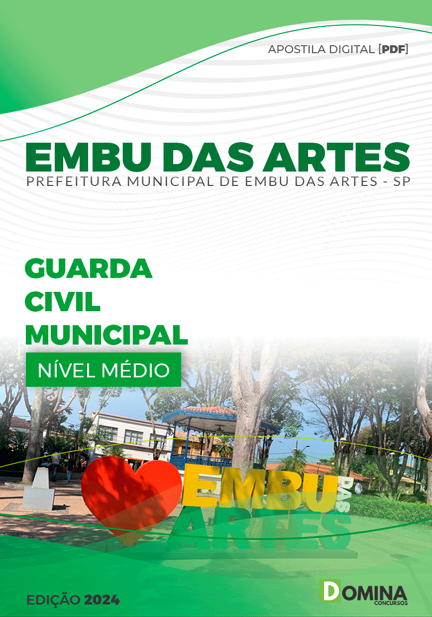 Apostila Guarda Civil Municipal Embu das Artes SP 2024