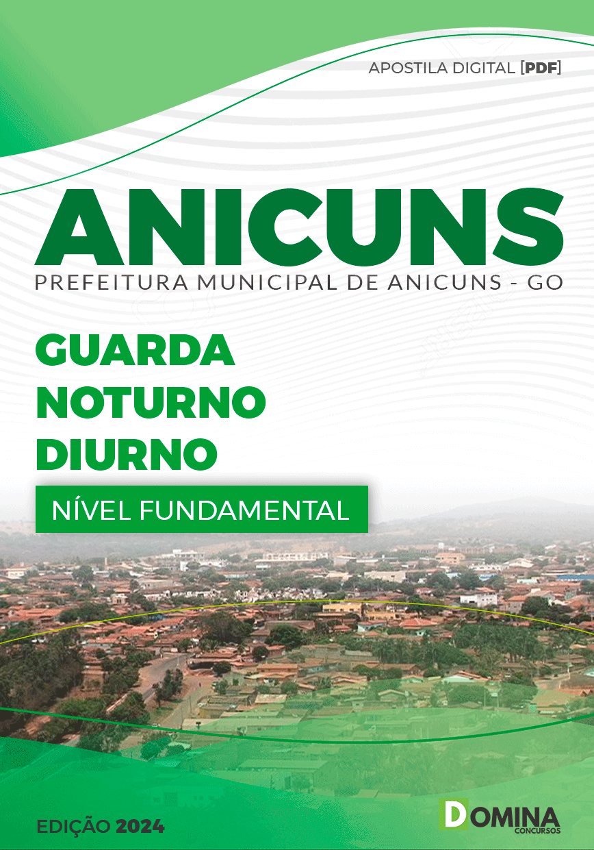 Apostila Guarda Noturno Anicuns GO 2024