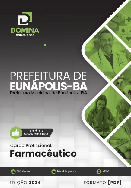 Apostila Farmacêutico Eunápolis BA 2024