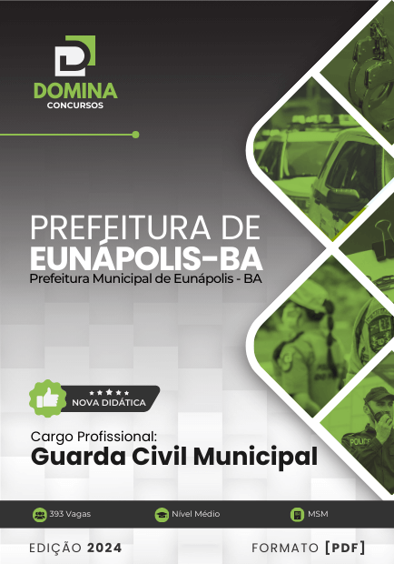 Apostila Guarda Civil Municipal Eunápolis BA 2024