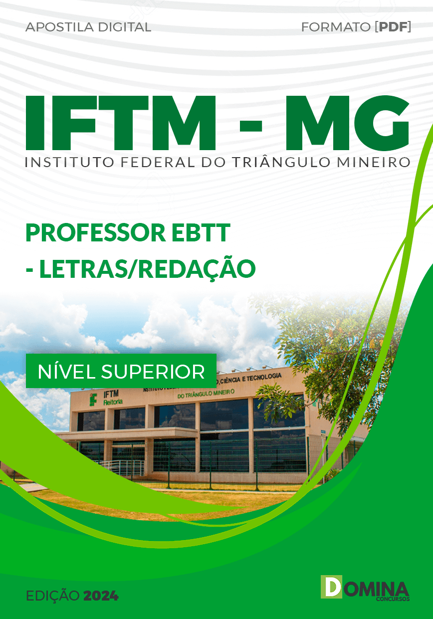 Apostila Professor de Redação IFTM MG 2024